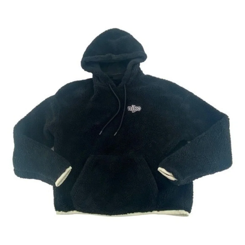 Nike Black Nubby Fleece Hoodie Women’s‎ XS
